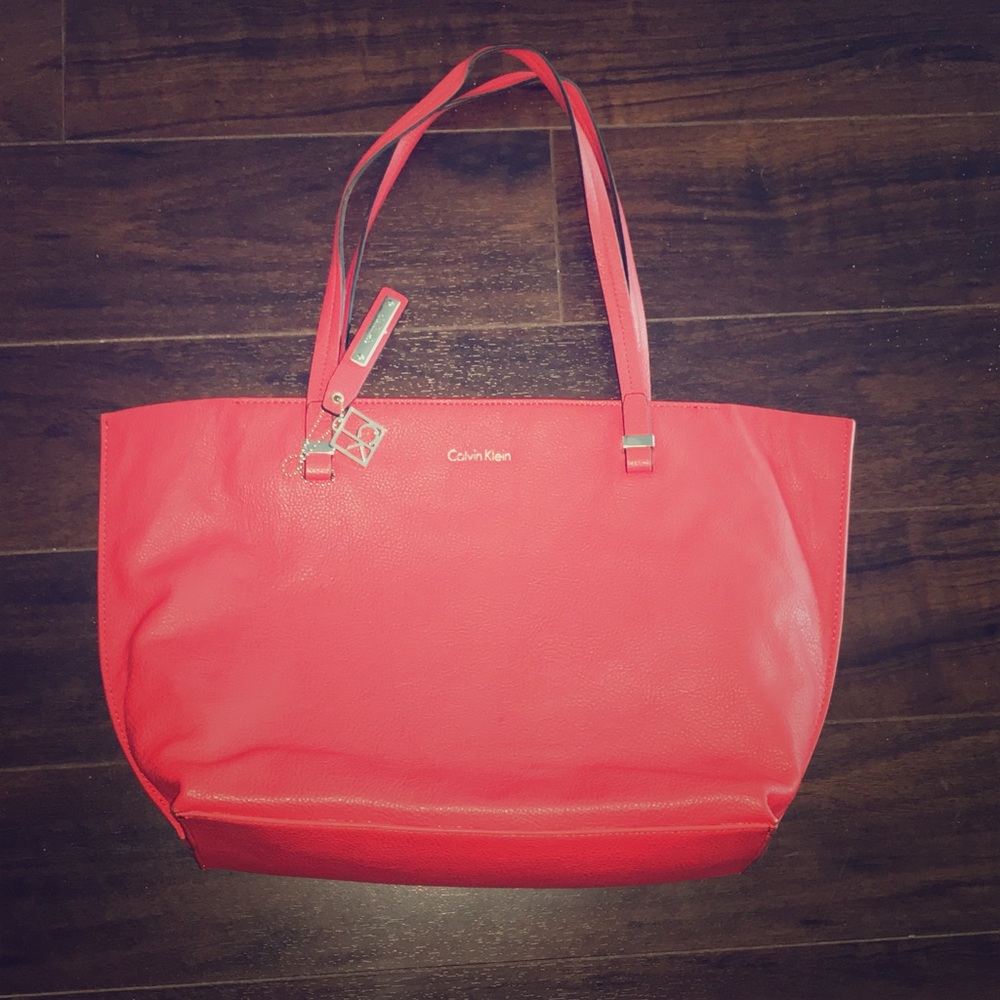 Calvin Klein Tote Bag- red